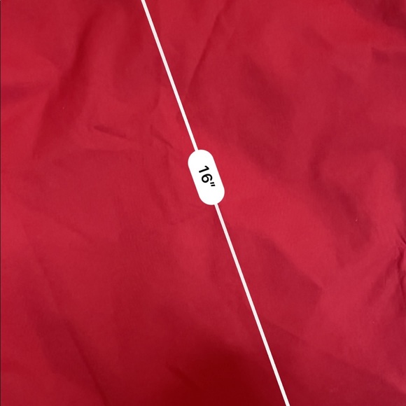 Shein red zip side slit hem skirt - Picture 3 of 4